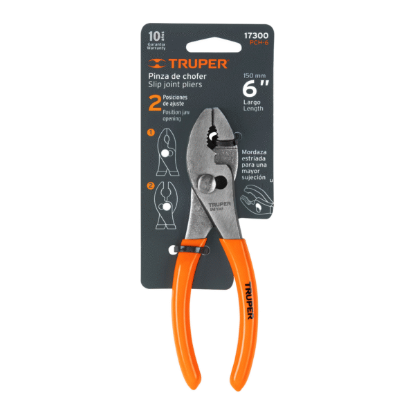 Pinza de chofer 6" mango de PVC, Truper - Imagen 4