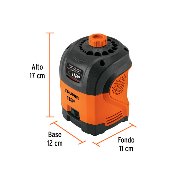Afilador eléctrico para brocas con punta 118°, Truper - Imagen 4