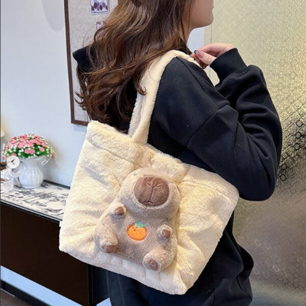 BOLSO CARTERA AFELPADO DE CAPIBARA - Imagen 3
