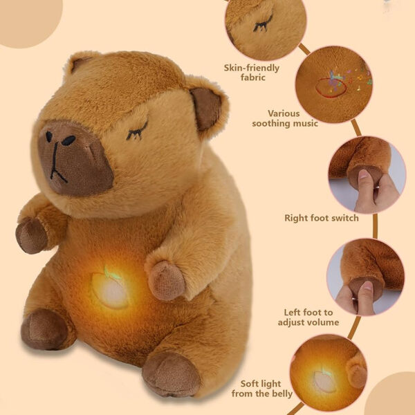 Peluche CAPIBARA que Respira y Ronca - Imagen 3