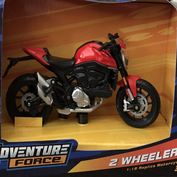MOTO DUCATI MONSTER PLUS 2021 RÉPLICA DE MOTO 1:18 - Imagen 2