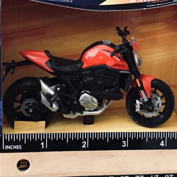 MOTO DUCATI MONSTER PLUS 2021 RÉPLICA DE MOTO 1:18 - Imagen 5