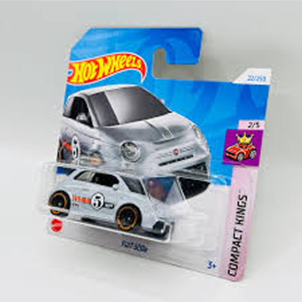 Fiat 500e - Hot Wheels Compact Kings, coche de juguete, réplica de automóvil pequeño coleccionable - Imagen 3