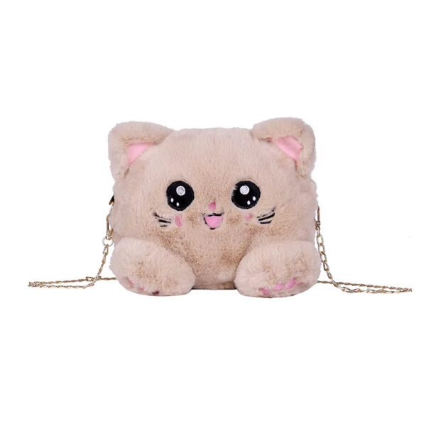 MOCHILA DE PELUCHE TIPO GATITO